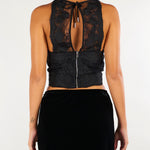 Bustier Nero con dettagli in pizzo D49EL010EV0 MF099 ERMANNO BY ERMANNO SCERVINO 