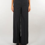Pantaloni sartoriali Antracite gessati con micro paillettes D49EP028ER3 MFB89 ERMANNO BY ERMANNO SCERVINO 