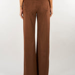 Pantaloni Cuoio in suede con ricami D49EP045E94 MFB76 ERMANNO BY ERMANNO SCERVINO 