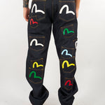 Jeans Multi-Pocket Seagull Regular Fit 2EAHTM4JE125600DN INDX EVISU 
