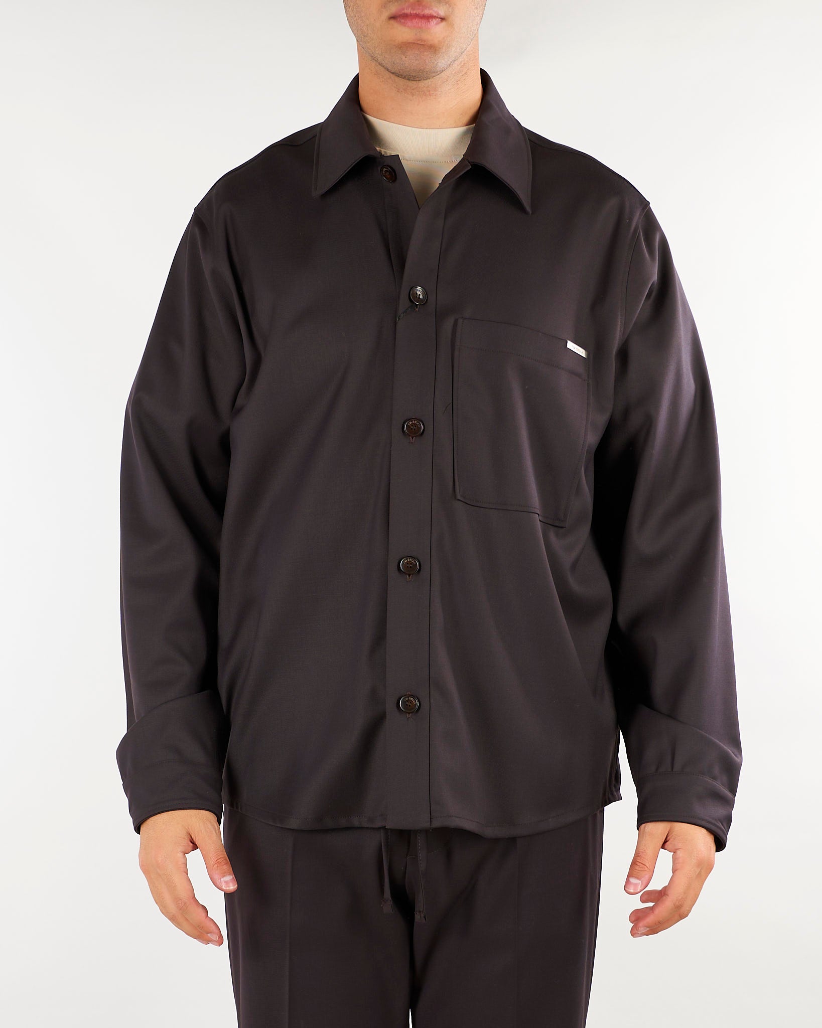 Overshirt Moro Relaxed fit con tasca CA3827 20 I'M BRIAN 