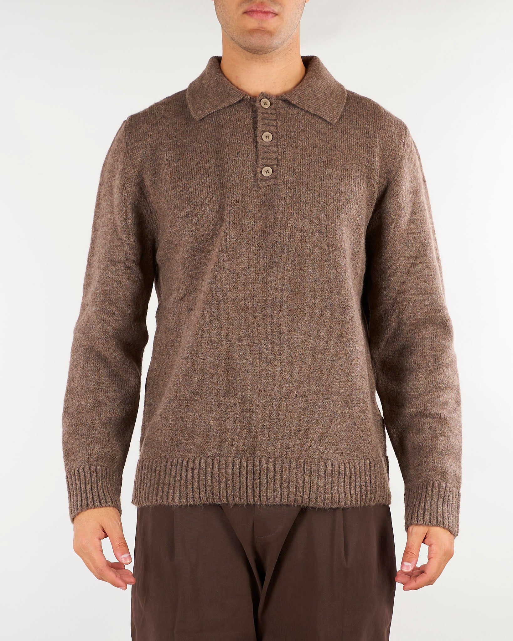 Maglia Polo Taupe Relaxed fit MA3809 14 I'M BRIAN 
