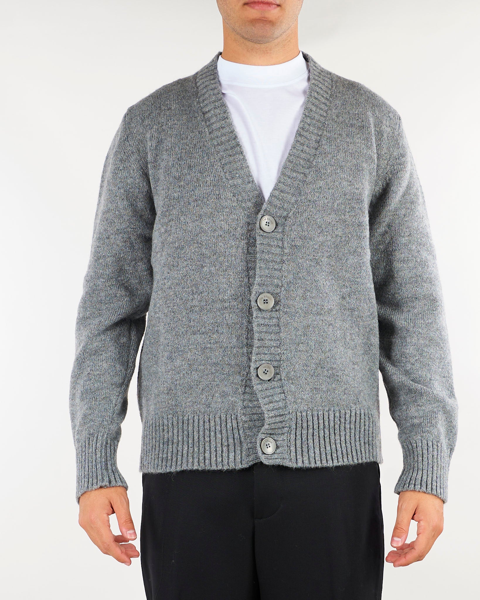 Cardigan Grigio Relaxed fit MA3811 8 I'M BRIAN 