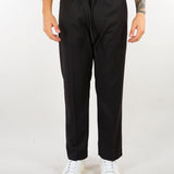 Pantalone Nero con elastico in vita e gamba ampia PA3888 9 I'M BRIAN 