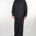 Pantalone Antracite in lana vergine wide leg PA3900 8 I'M BRIAN 