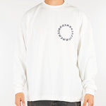 T-shirt Bianco long sleeves con stampa TS3938 1 I'M BRIAN 