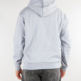 Felpa Grigio con cappuccio in tessuto felpato e logo iconico SH8863 CCA LACOSTE 