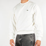 Felpa Bianco girocollo con iconico logo SH8868 70V LACOSTE 