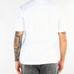 T-shirt Bianco in cotone con logo TH7318 001 LACOSTE 
