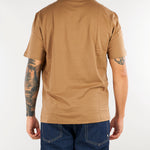 T-shirt Cammello in cotone con logo TH7318 SIX LACOSTE 