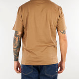 T-shirt Cammello in cotone con logo TH7318 SIX LACOSTE 