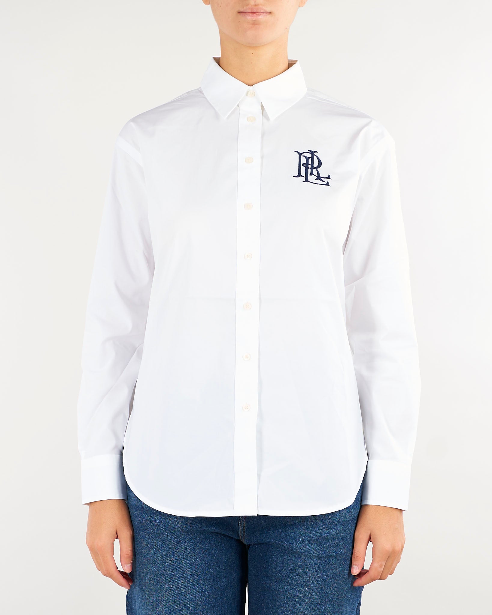Camicia Bianco in cotone stretch Relaxed-Fit 200932538 001 LAUREN RALPH LAUREN 