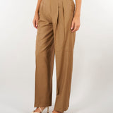 Pantaloni Camel in lana con pieghe 200B27625 001 LAUREN RALPH LAUREN 