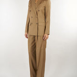 Pantaloni Camel in lana con pieghe 200B27625 001 LAUREN RALPH LAUREN 