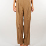 Pantaloni Camel in lana con pieghe 200B27625 001 LAUREN RALPH LAUREN 