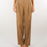 Pantaloni Camel in lana con pieghe 200B27625 001 LAUREN RALPH LAUREN 