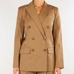 Blazer Camel in lana a doppio petto 200B27684 001 LAUREN RALPH LAUREN 