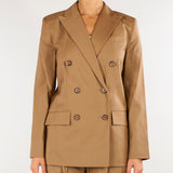Blazer Camel in lana a doppio petto 200B27684 001 LAUREN RALPH LAUREN 