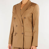 Blazer Camel in lana a doppio petto 200B27684 001 LAUREN RALPH LAUREN 