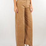 Pantaloni Camel dritti a vita alta in velluto a coste 200B34256 004 LAUREN RALPH LAUREN 