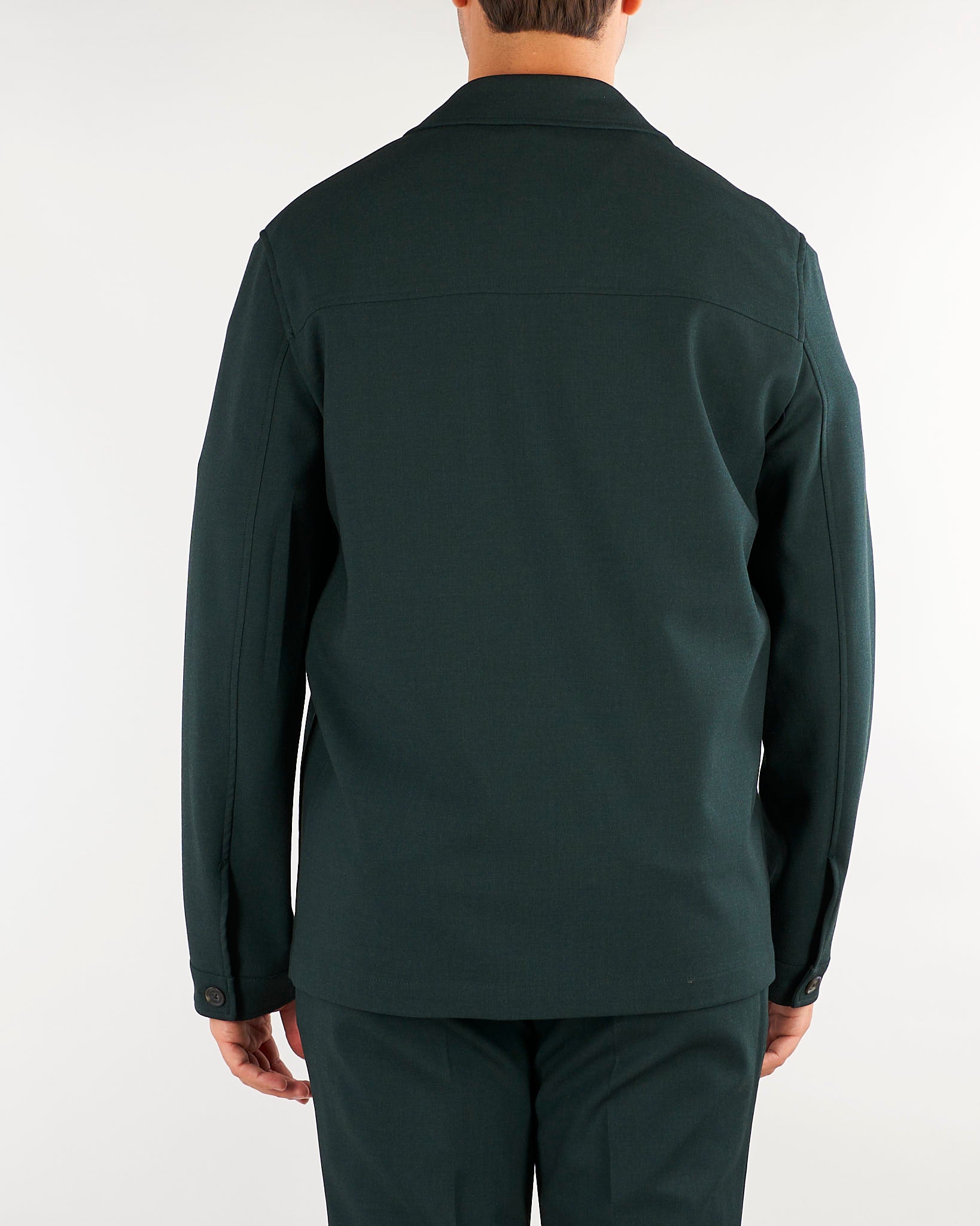 Overshirt Verde con tasche a toppa 4132Z2440C263749 39 MANUEL RITZ 