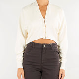 Cardigan Panna crop in misto lana MLLBAFFO 3 MARELLA 