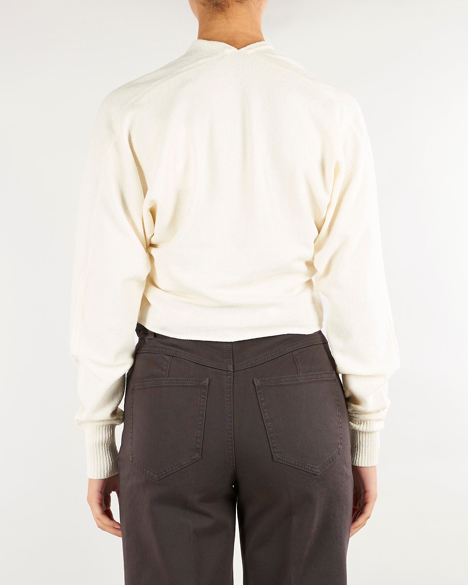 Cardigan Panna crop in misto lana MLLBAFFO 3 MARELLA 