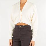 Cardigan Panna crop in misto lana MLLBAFFO 3 MARELLA 