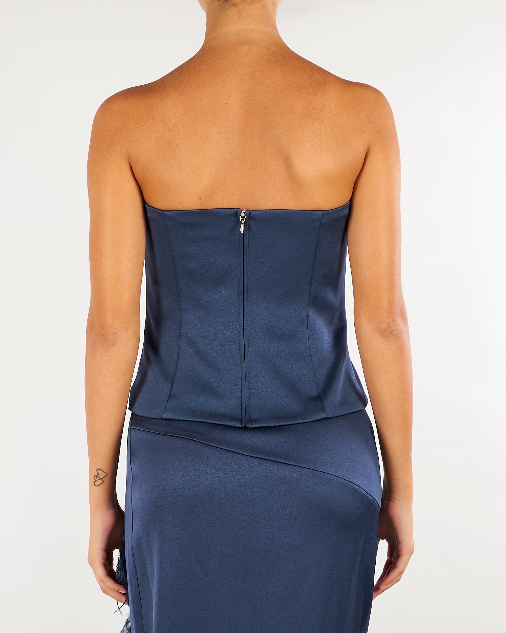 Bustier Blu in satin MLLCERBERO 3 MARELLA 