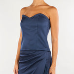 Bustier Blu in satin MLLCERBERO 3 MARELLA 