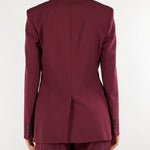 Blazer Bordeaux in lana stretch MLLCERVO 3 MARELLA 