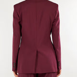 Blazer Bordeaux in lana stretch MLLCERVO 3 MARELLA 
