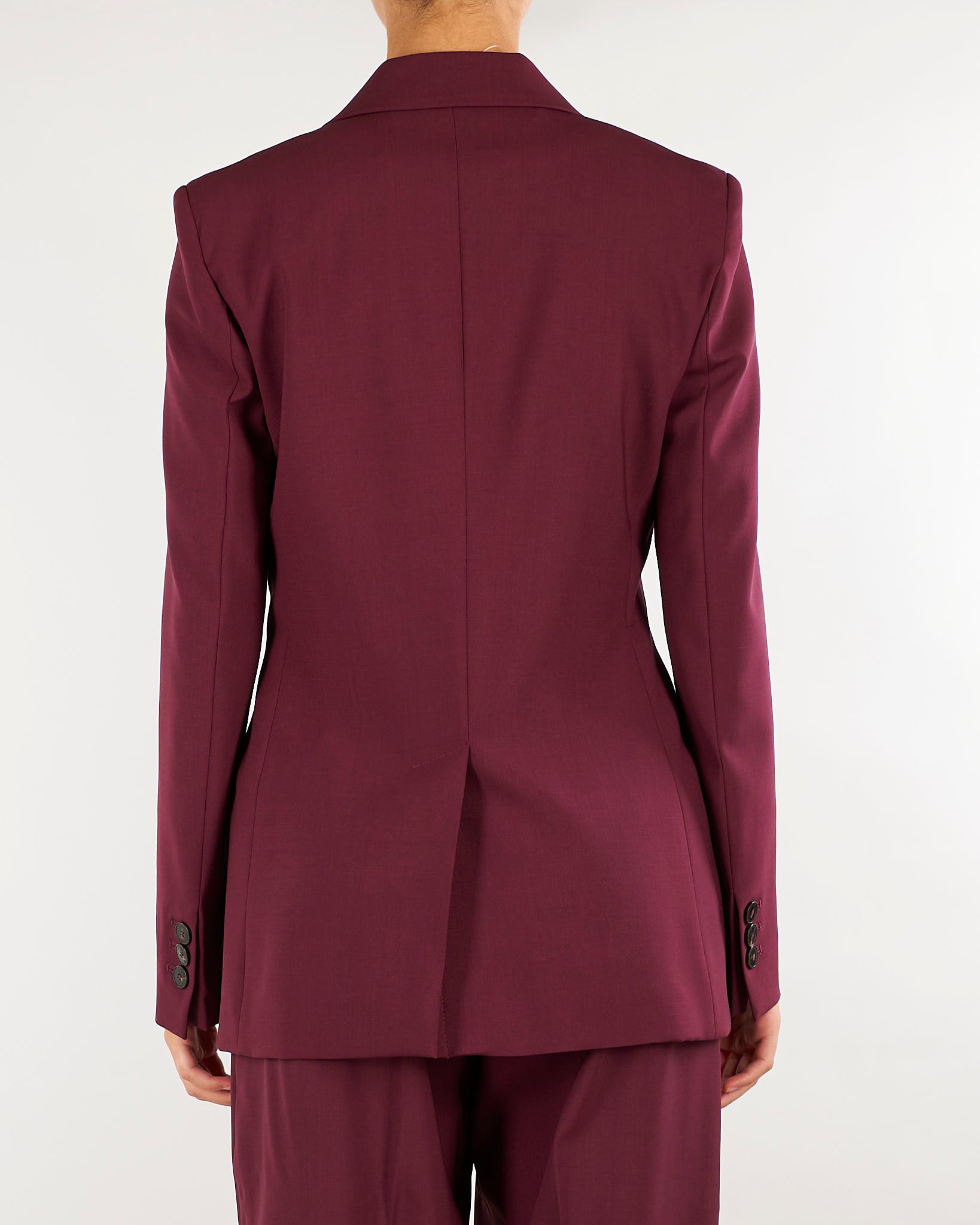 Blazer Bordeaux in lana stretch MLLCERVO 3 MARELLA 