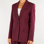 Blazer Bordeaux in lana stretch MLLCERVO 3 MARELLA 
