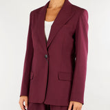 Blazer Bordeaux in lana stretch MLLCERVO 3 MARELLA 