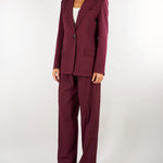 Blazer Bordeaux in lana stretch MLLCERVO 3 MARELLA 