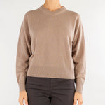 Maglia Tortora in puro cashmere MLLCINTA 12 MARELLA 