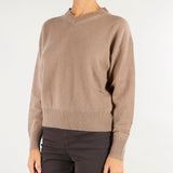 Maglia Tortora in puro cashmere MLLCINTA 12 MARELLA 