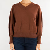 Maglia Tabacco in misto cashmere e lurex MLLDOPPIA 3 MARELLA 
