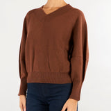 Maglia Tabacco in misto cashmere e lurex MLLDOPPIA 3 MARELLA 