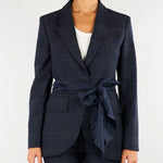 Blazer blu monopetto con fusciacca MLLDRITTO 1 MARELLA 