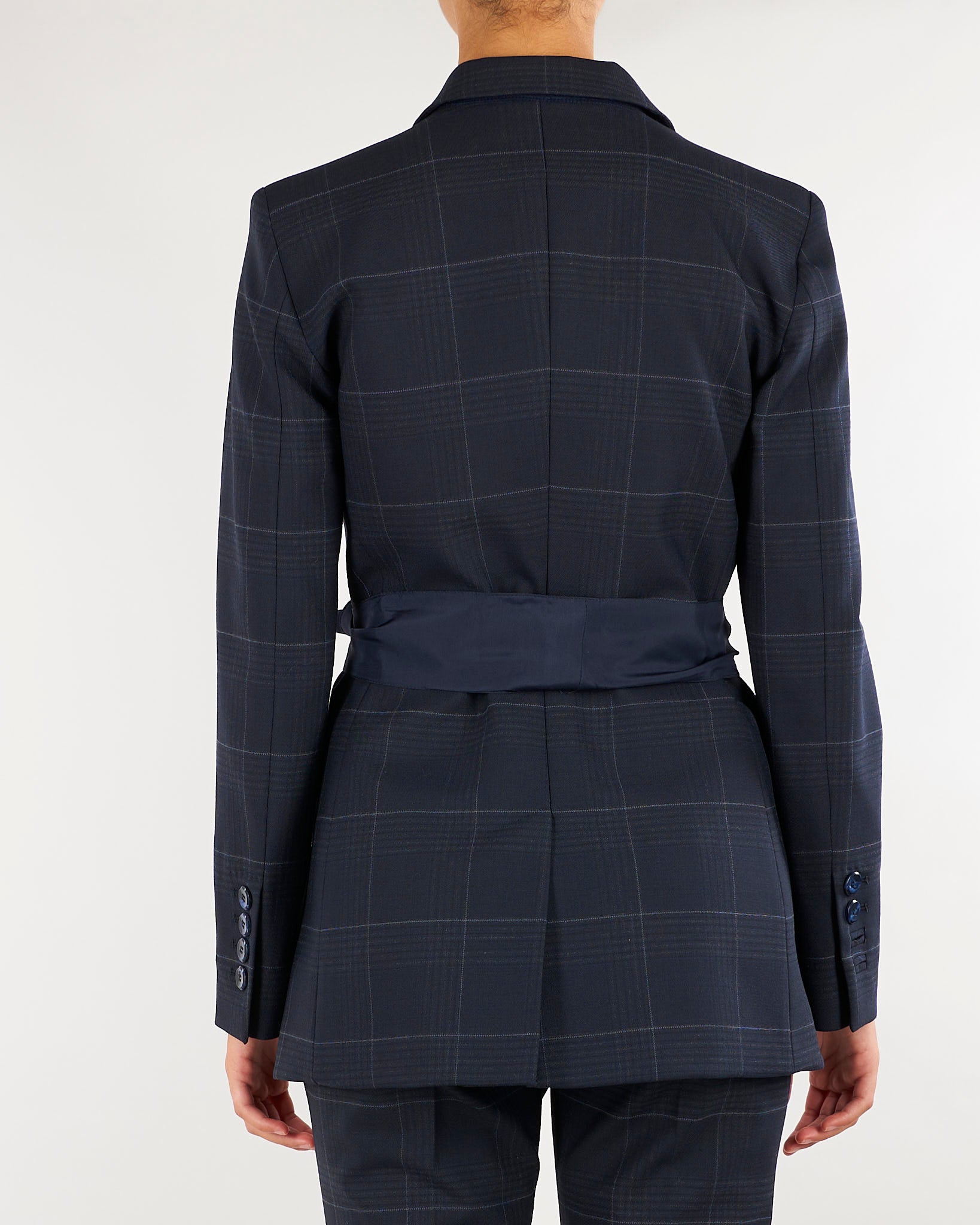 Blazer blu monopetto con fusciacca MLLDRITTO 1 MARELLA 