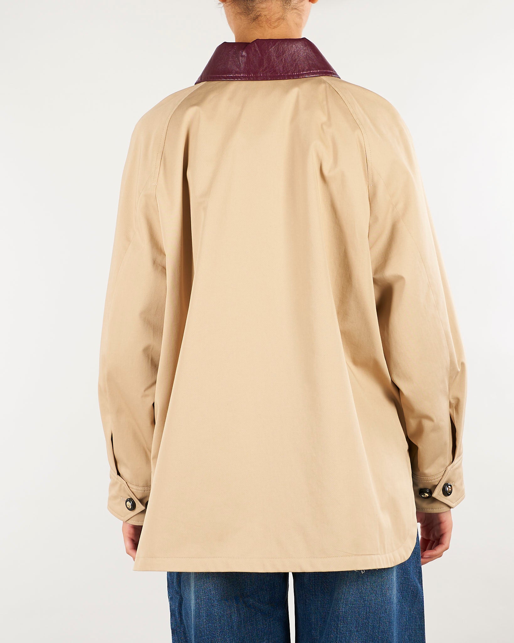 Giaccone Beige in gabardina stretch MLLEDITTO 1 MARELLA 