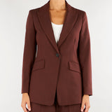 Giacca Tabacco monopetto in twill stretch MLLGAMBERO 4 MARELLA 