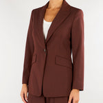 Giacca Tabacco monopetto in twill stretch MLLGAMBERO 4 MARELLA 