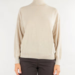 Maglia Beige a lupetto con micro paillettes MLLGESTO 1 MARELLA 
