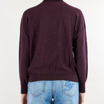 Maglia Bordeaux a lupetto con micro paillettes MLLGESTO 2 MARELLA 