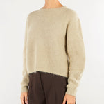 Maglia Beige girocollo in alpaca suri MLLGIUNCO 3 MARELLA 