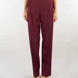 Pantalone carrot Bordeaux in lana stretch MLLODINO 3 MARELLA 