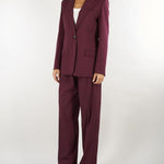 Pantalone carrot Bordeaux in lana stretch MLLODINO 3 MARELLA 
